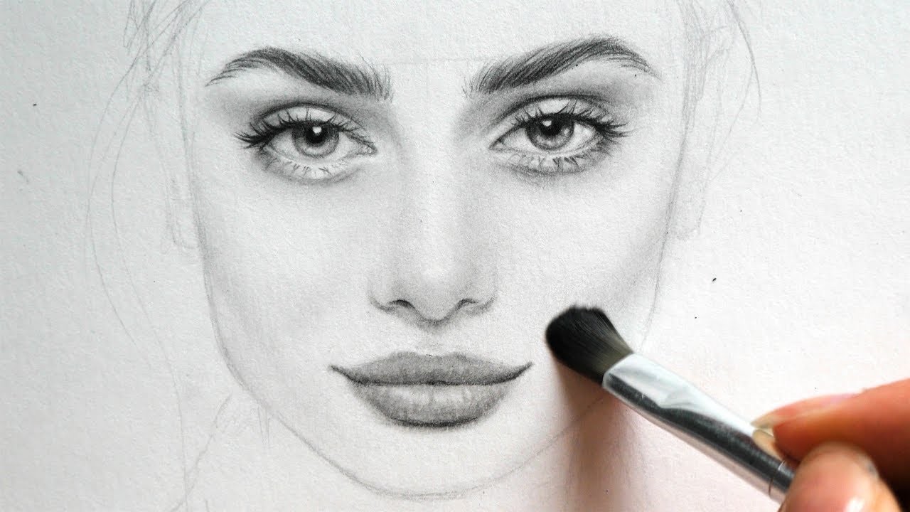 Shading Drawing Face Enhancing Realism And Forms With Light And Shadow