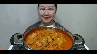 mukbang] Delicious Kimchi Stew \u0026 Rice eating sound