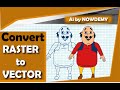 Raster to Vector | Convert Raster Image to Vector Image in Ai