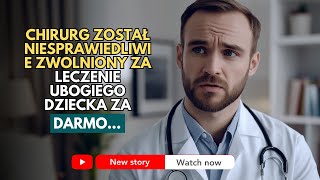 Chirurg Został Niesprawiedliwie Zwolniony Za Leczenie Biednego Dziecka Za Darmo...