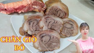 Chân giò bó đẹp và ngon nhất, hãy làm theo cách này./Bếp Của Em.