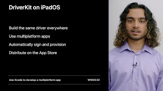 WWDC22: Bring your driver to iPad with DriverKit | Apple