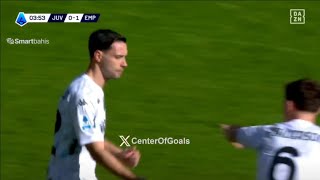 Gol di Mattia De Sciglio, Juventus-Empoli (4-1) Tutti i gol e gli highlights dettagliati