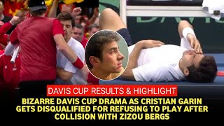 Tennis in uproar over ‘unbelievable scenes’ as player shoulder charges Davis Cup opponent