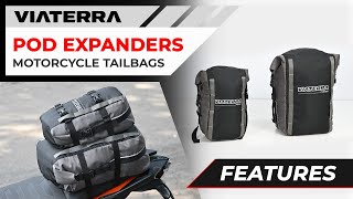 POD Expanders Best Tail Bags For Motorcycles | Waterproof Tail Bags | Feature Video | ViaTerra Gear