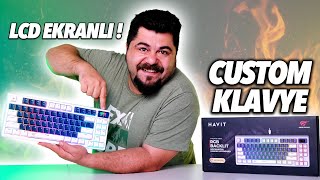 UYGUN FİYATLI - EKRANLI CUSTOM Mekanik Klavye - Havit Gamenote Kb884l İncelemesi