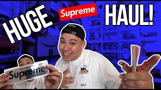 HUGE SUPREME HYPEBEAST HAUL!!! (LATEST PICKUPS + MORE)