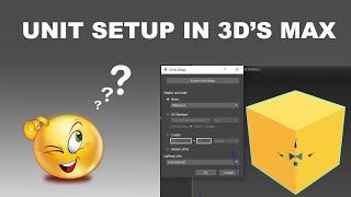 Unit Setup in 3D's Max || Unit Setup || Change unit setting || convert mm into inch