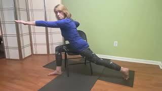 Osteoporosis Exercises: Chair Lunges