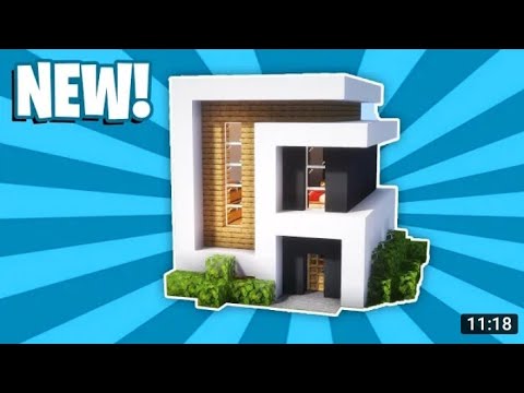 Minecraft : How To Build Small Modern House - YouTube