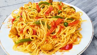 Easiest Chicken Vegetable Spaghetti by IQ |