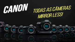 Todas as CÂMERAS da linha R da CANON lançadas até hoje! R1, R5, R8, R7,RP...