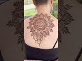 Satisfying Full Back Henna 💖 #ad