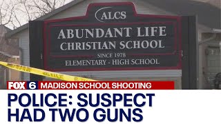 Madison school shooting suspect had 2 guns, police say | FOX6 News Milwaukee