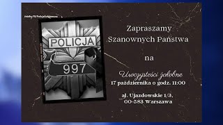 Zaproszenie na pogrzeb policji 15.10.2024