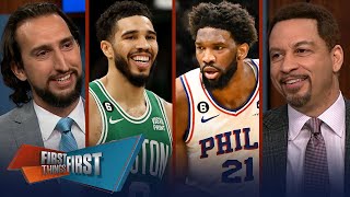 Joel Embiid, 76ers collapse in Game 7, Jayson Tatum drops historic 51 Pts | NBA | FIRST THINGS FIRST