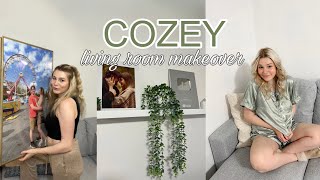 COZEY Living Room Makeover (Decorating and DIY’s)