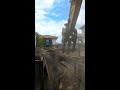 古民家の解体！ 土埃 excavator ユンボ