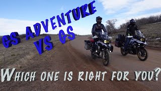 BMW R1250 GS Adventure VS the GS Base model. Which one is best for you?