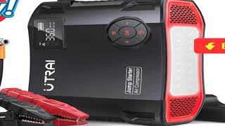 UTRAI 4 In 1 2000A Jump Starter Power Bank 16000mAh 150PSI Air Compressor Tire Pump Portable Charger