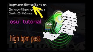 osu! tutorial: high bpm maps