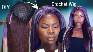 How To Make A Crochet Wig With Highlights And A DIY Ventilated Closure Using The Tiny Crochet Hook