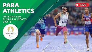 Para Athletics - Integrated Men's \u0026 Women's Finals \u0026 Heats | Day 5 | Paris 2024 Paralympics