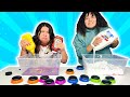 MYSTERY BUTTONS PICK Our SLIME Ingredients Challenge