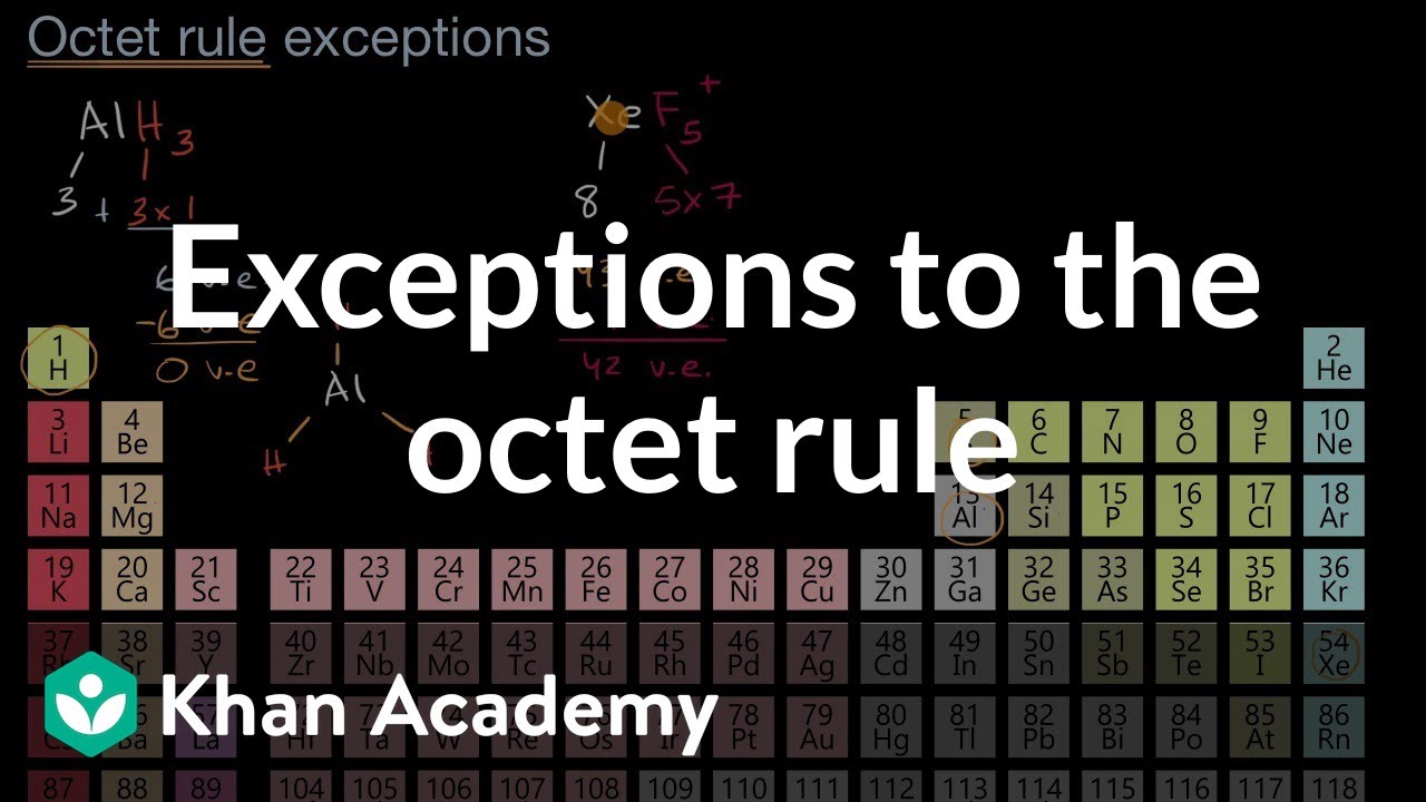 Exceptions To The Octet Rule | AP Chemistry | Khan Academy - YouTube