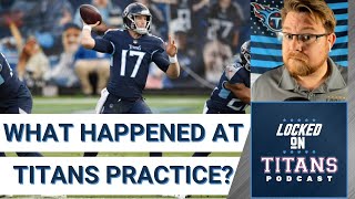 Tennessee Titans Practice Recap: Tannehill Teaches, Burks Limited & Who Wasn't There
