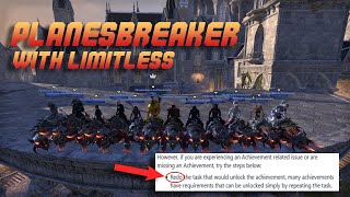 Planesbreaker with Limitless - Rockgrove Hard Mode, No Death, Speed Run - EC Necro PoV | ESO