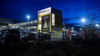 Amazon workers protest on Prime Day
