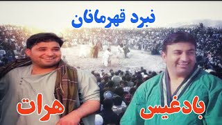 کشتی نمایشی  بین نادر پهلوان و صلاح الدین پهلوان