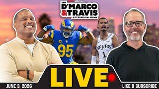 Aaron Donald & Myles Garrett on the SAME D-Line?! 🤯 + NBA Finals Game 1 - Dmarco & Travis 06/03/26