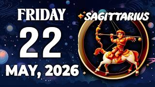 SAGITTARIUS ♐︎ A HIDDEN TRUTH COMES TO LIGHT 🔮 ❤️ HOROSCOPE FOR TODAY May 22, 2026