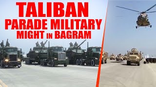 AFGHANISTAN-TALIBAN | Taliban parade military might in Bagram to mark three years in power