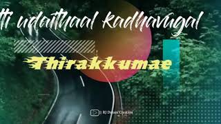 Sirikalam Parakalam 💞 Rap Song 🎧 DQ Movie 💕 Tamil WhatsApp Status 💓 RJ Dream Creation ❣️