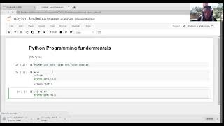 LECT4 Python programming data types tutorial(int, float, complex and string)