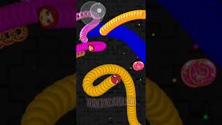 Cacing Terbesar Superhero Karakter Spiderman || Worms Zone.io Slither Snake Magic #94662