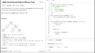 LeetCode: 1448. Count Good Nodes in Binary Tree (Golang & Java)