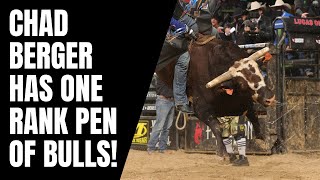 Chad Berger has One Rank Pen of Bulls!