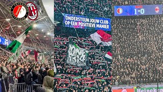 De Kuip Atmosphere Feyenoord Fans Blow the Roof in 1-0 AC Milan thriller