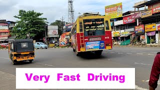 Very Fast .. KSRTC Bus - Kannur to Iritty