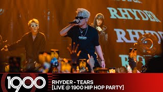Rhyder - Tears [LIVE @ 1900 Hip Hop Party #14]