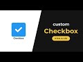 custom checkbox with HTML & CSS