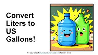 How do I convert liters to US gallons?