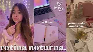 rotina noturna: cuidando da minha saúde mental e romantizando a vida 💭💫