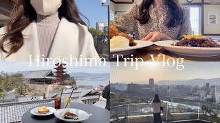 [vlog] Eating Hiroshima trip 3 days ⛩ ｜ Miyajima sightseeing, cafe tour 🧁 ｜ Kurashiki gourmet ➰