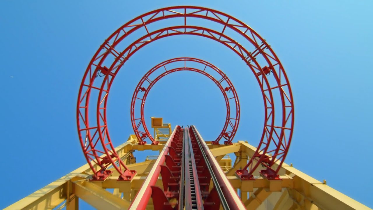 Hollywood Rip Ride Rockit Roller Coaster Front Seat POV Universal ...