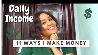 11 Ways I Make Money Online and Offline | Streams of Income Using My Phone | Viral Video